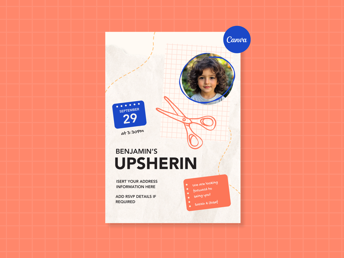 Upsherin Invitation