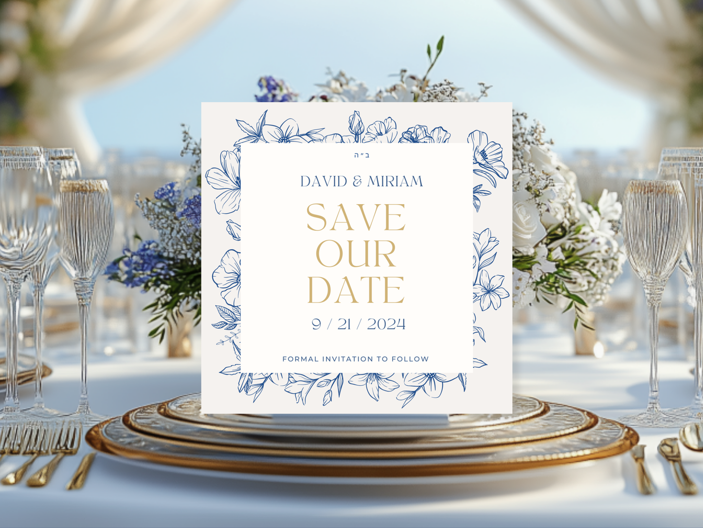 Chuppah Save the Date