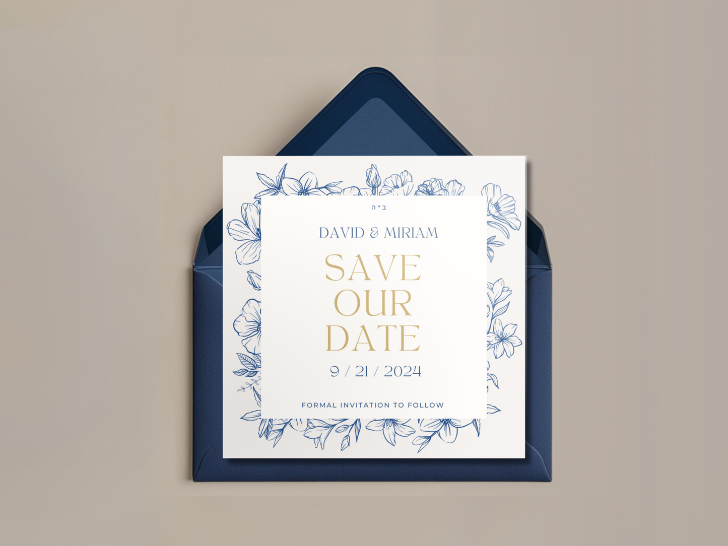 Chuppah Save the Date