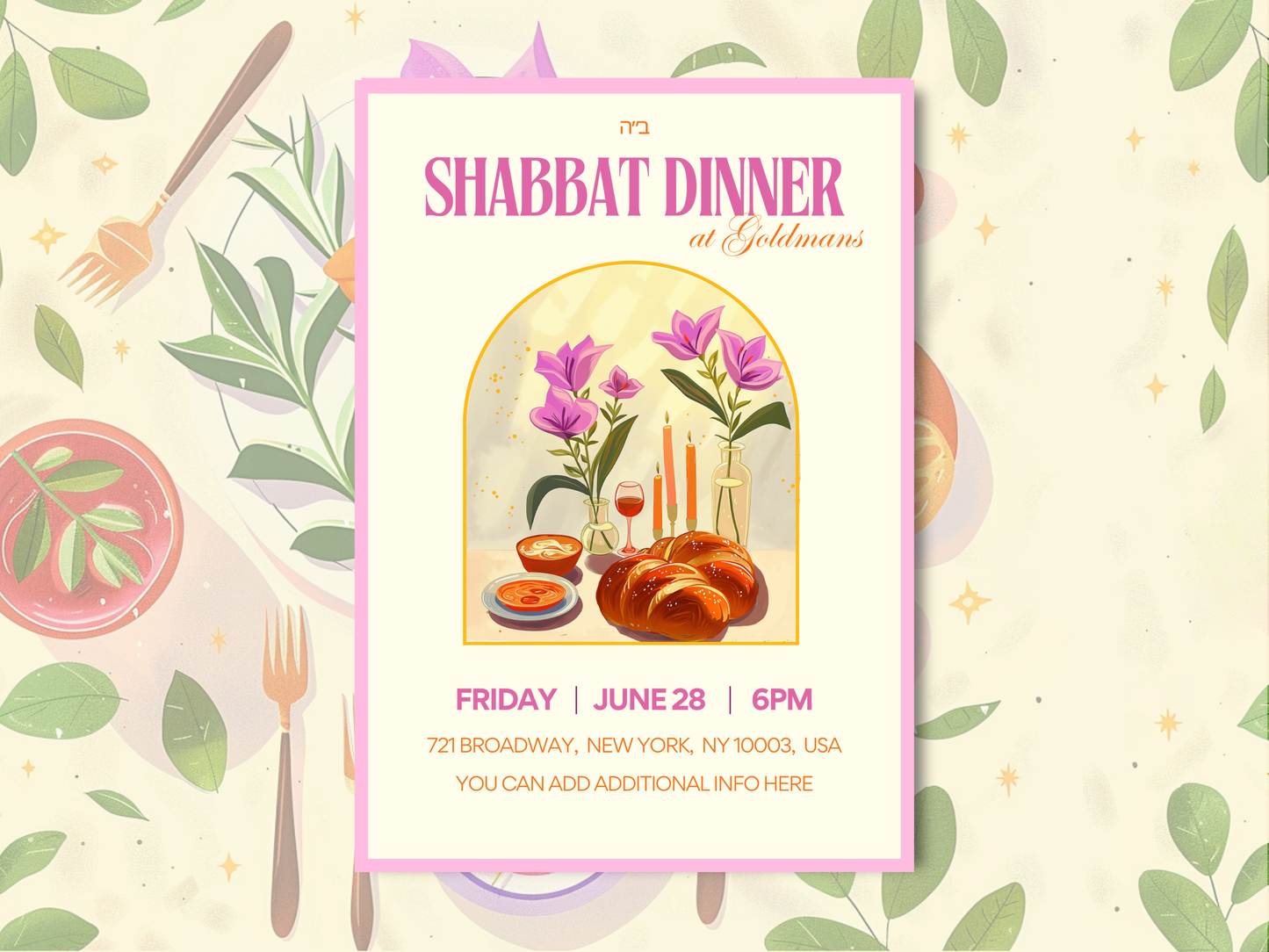 Shabbat Invitation