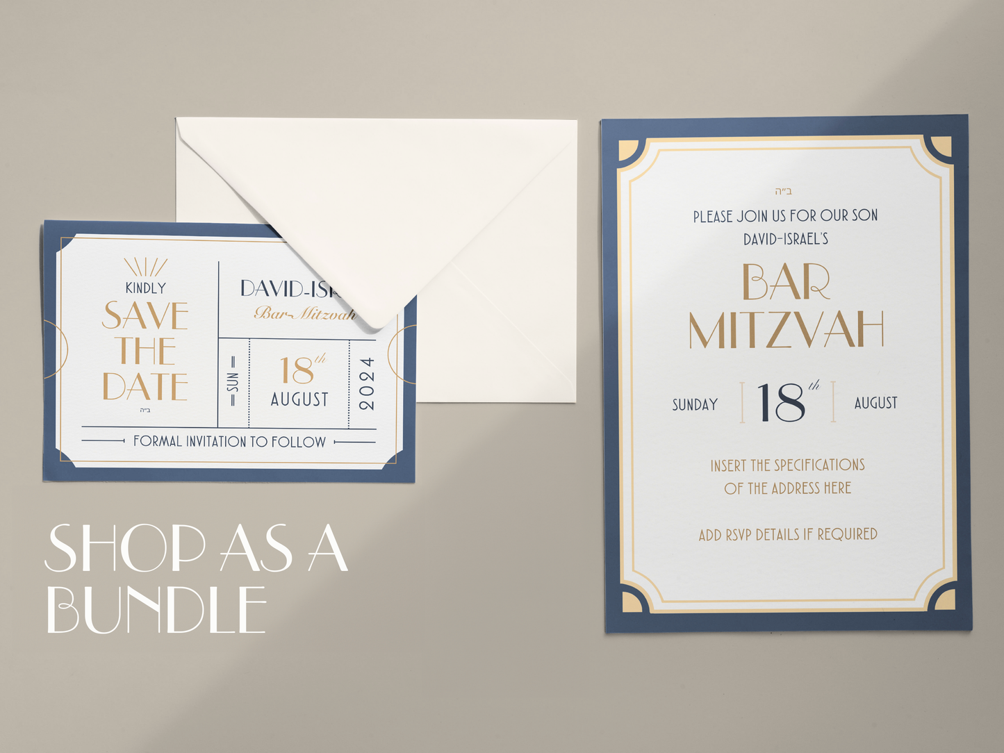 Bar Mitzvah Invitation